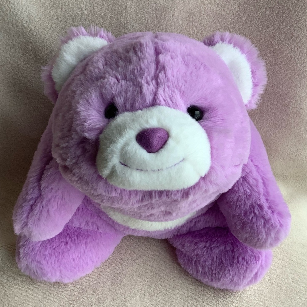 GUND Purple Lavender Plush Snuffles Bear 6068708 Stuffed Animal Toy